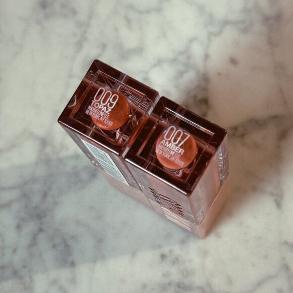 Maybelline Lifter Lip Gloss Set | Topaz (009) & Amber (007) | NEW MAKEUP - Picture 2 of 5